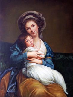 Self Portrait with Julie 1789