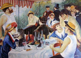 Le Déjeuner des canotiers - Roernes frokost  1881